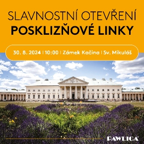 Pozvánka na slavnostní otevření rozšířené posklizňové linky ve Sv. Mikuláši